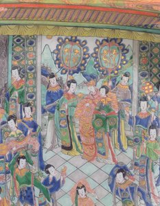 Nagy Famille Verte töltő, Kangxi időszak (1662-1722) (porcelán) (lásd még: 272193)