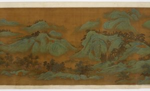 Springtime Mountains, 1644-1911 (tinta és szín selyemen)