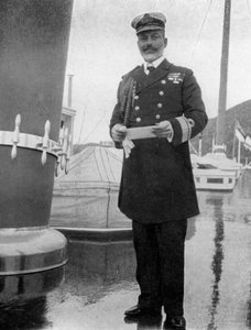 Sir Archibald Milne kommodor 1855-1938, 1908. alkotó: Queen Alexandra