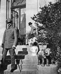 IX. keresztény dán király 1818-1906 és Frigyes herceg 1868-1940, 1904 1908.