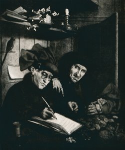 „The Moneylenders”, c1515, 1912