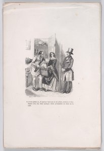 Maradékok az emberi élet kis nyomorúságaiból, 1843. alkotó: Quichon