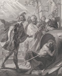 Szinopi Diogenész és Nagy Sándor találkozása, 1784. alkotó: Quirin Mark