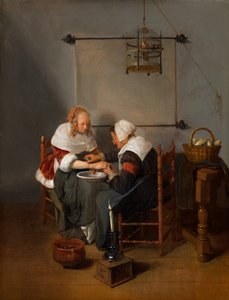 Egy fiatal nőt vérző öregasszony, "Véröntés" néven ismert, 1660 körül