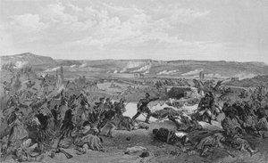 „Csernajai csata, 1855. augusztus 16.”. alkotó: RM Bryson