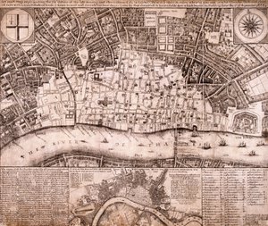 London térkép, 1666 alkotó: RP