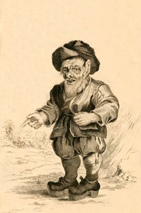 Bertholde, Alboinus lombardiai király miniszterelnöke, 1821. alkotó: R. Page