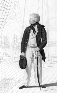 William Henry herceg középhajósként a Prince George fedélzetén, 1831. alkotó: R. Page
