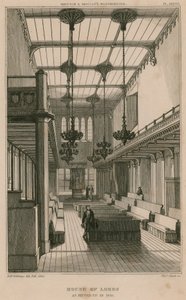 Lordok Háza, Westminster, London, 1835-ben alkotó: R. W. Billings