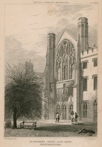 Szent István kápolna, Westminster, London, keleti front