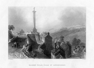 Walkers Pillar, Londonderry, Észak-Írország, 1860
