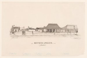 Emlékezés Padangban. (Szumátra) (cím a tárgyon) alkotó: R. Walthert (signed by artist)