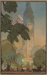 A Metropolitan Tower egy nyári estén, 1914.