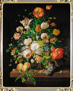 Virágcsokor (festmény vászonra) alkotó: Rachel Ruysch