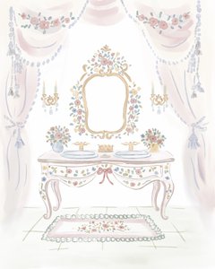 Elegáns, virágmotívumos fürdőszoba-szekrény alkotó: Radhika Modi