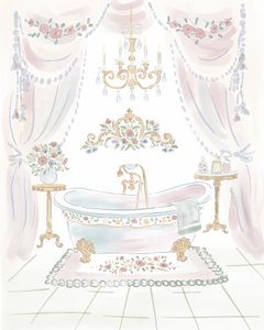 Shabby Chic stílusú fürdőszoba alkotó: Radhika Modi
