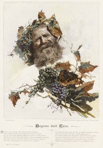 Begone dull Care (színes litográfia) alkotó: Raffaele Armenise