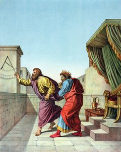 Ezékiás királynak Isten jelét adta Ézsaiáson keresztül, hogy még 15 évig él alkotó: Raffaello Sanzio Raphael