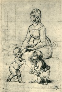 A Madonna, a Krisztus-gyermek és Szent János, 1507, 1943. alkotó: Raffaello Sanzio Raphael