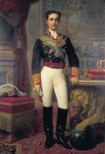 XII. Alfonz (1857-1885) portréja, a 19. század utolsó harmada (festmény)