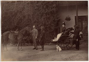 H. R. Thuillier ezredes és felesége, Emmeline Williams Thuillier, Simla alkotó: Raja Deen Dayal