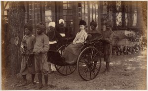 Lyall kisasszony, Simla alkotó: Raja Deen Dayal