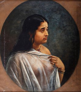 Malayali Lady, írta Raja Ravi Varma alkotó: Raja Ravi Varma