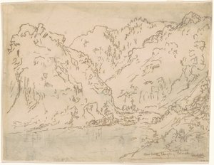 Clear Creek Canyon, Rocky Mountains, Colorado alkotó: Ralph Albert Blakelock