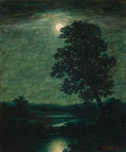 Holdfény 1883 (Olaj, vászon) alkotó: Ralph Albert Blakelock