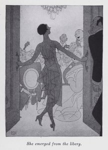 Illusztráció a "But Gentlemen Marry Barnettes"-hez, Anita Loos (litho)