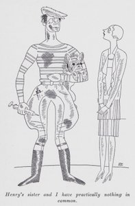 Illusztráció a "But Gentlemen Marry Barnettes"-hez, Anita Loos (litho) alkotó: Ralph Barton