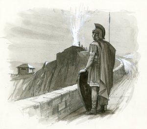 Egy római jelzőtűz alkotó: Ralph Bruce