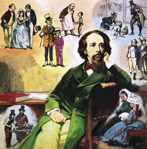 Charles Dickens a szereplőivel alkotó: Ralph Bruce