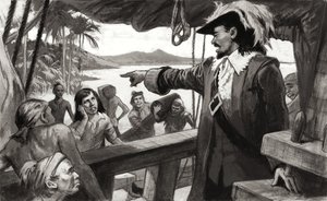 Katasztrófa Darienben (gouache, papír) alkotó: Ralph Bruce