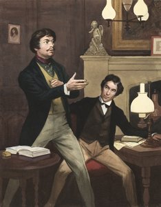 Henry Irving (1870-1919) William Hoskinsszal (gouache, papír)