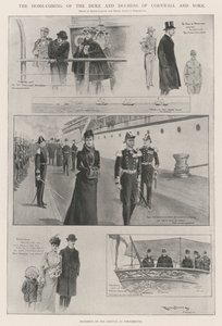 Cornwall és York hercegének és hercegnőjének hazatérése alkotó: Ralph Cleaver
