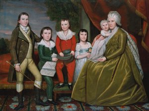 Mrs. Noah Smith és gyermekei, 1798.