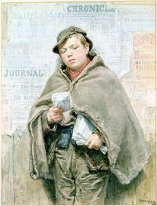 The Newsboy (testszínű)