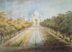 Taj Mahal (akvarell, papír) alkotó: Ram Sita