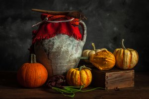 Őszi termés csendélet