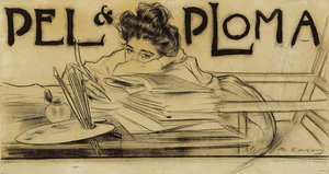 Fejdísz a „Pèl i Ploma” magazin számára