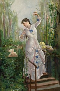 A teknős galamb anyja (chromolitho)