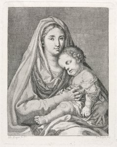 Madonna és gyermeke Francisco Bayeu és Subias után.