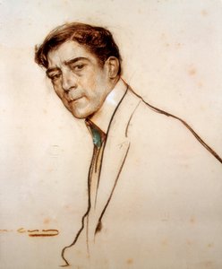 Alexandre de Riquer portréja (1856-1920) alkotó: Ramon Casas i Carbo