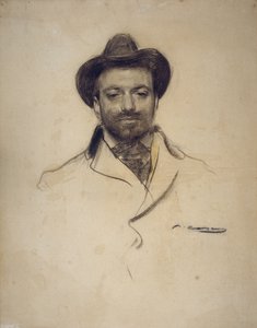 Josep Maria Sert portréja 1874-1945 alkotó: Ramon Casas i Carbo
