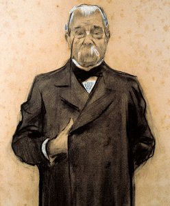 Manuel Duran portréja alkotó: Ramon Casas i Carbo