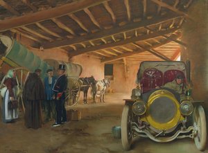 The Coach House, 1907 alkotó: Ramon Casas i Carbo