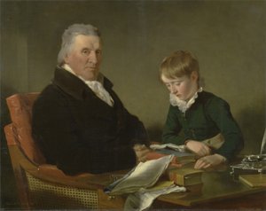 Francis Noel Clarke Mundy és unokája, William Mundy