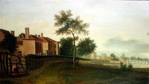 A Temze a Battersea-ből (olaj)
