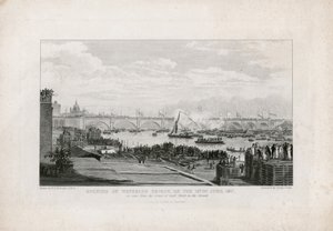 A londoni Waterloo híd megnyitása 1817. június 18-án.